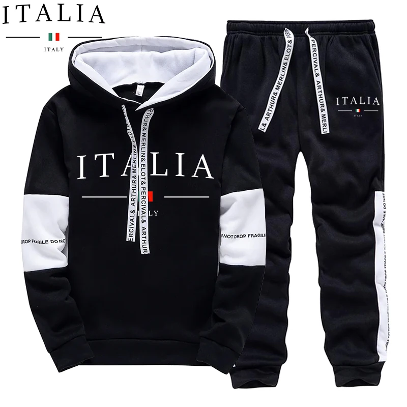 Winter Clothing For - Autumn Winter Men's Tracksuit Casual Hooded