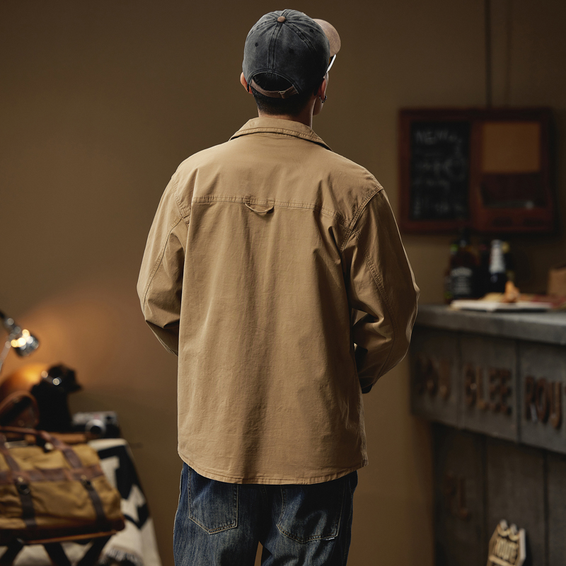 Cargo Shirt For Men Long Sleev - огляд і ціна Quality Winter Clothing Brand