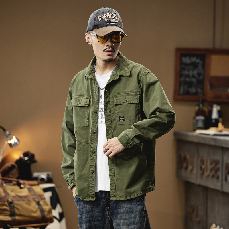 Cargo Shirt For Men Long Sleev - огляд і ціна Quality Winter Clothing Brand