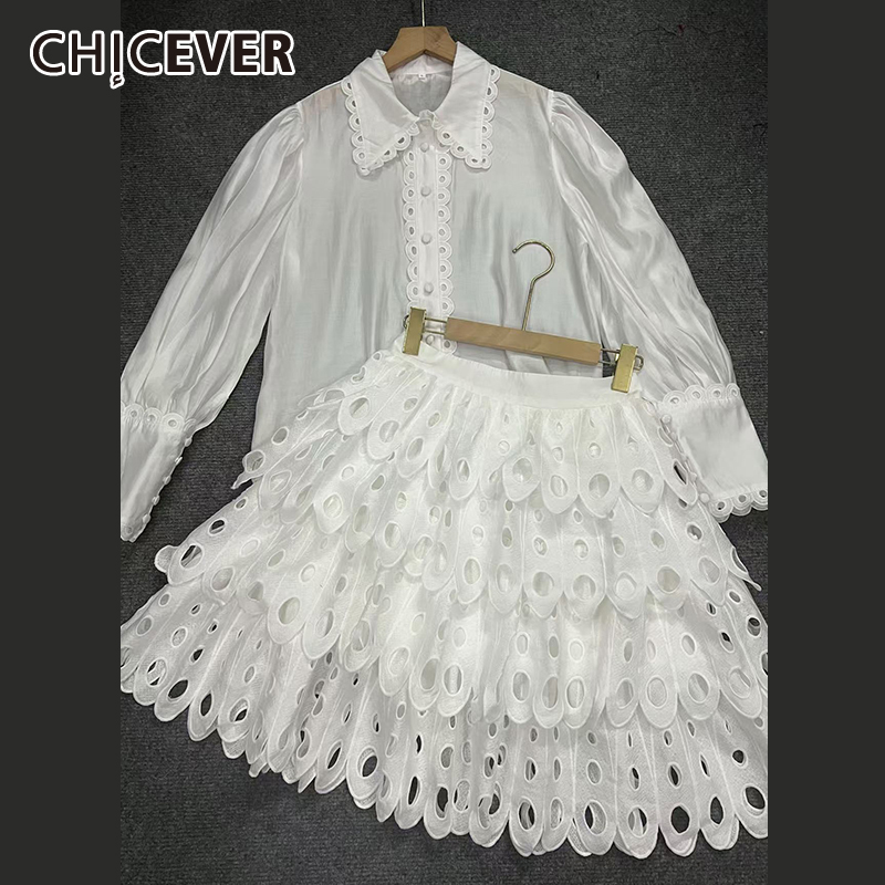 CHICEVER Solid Hollow Out Skir - огляд і ціна Winter Clothing Line