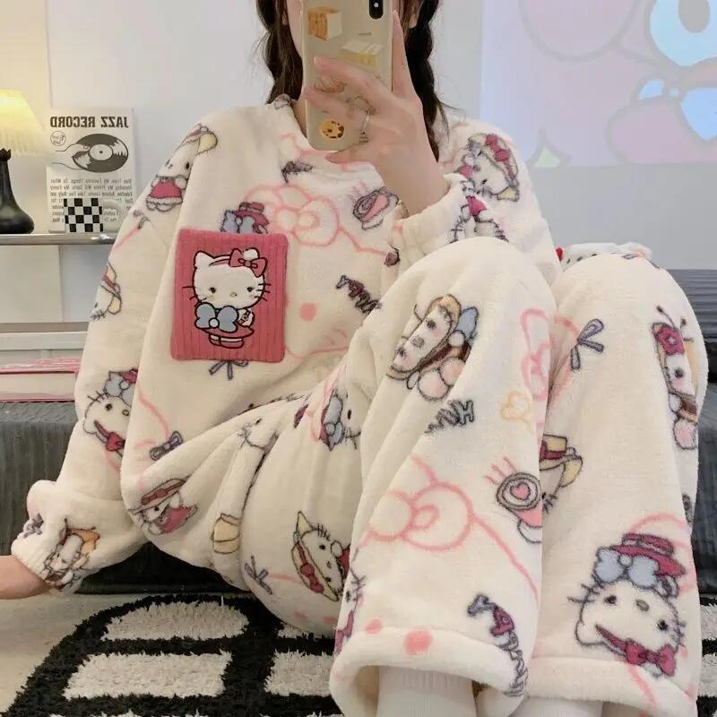 Women's Pajamas Hello Kitty Au - огляд і ціна Winter Clothes