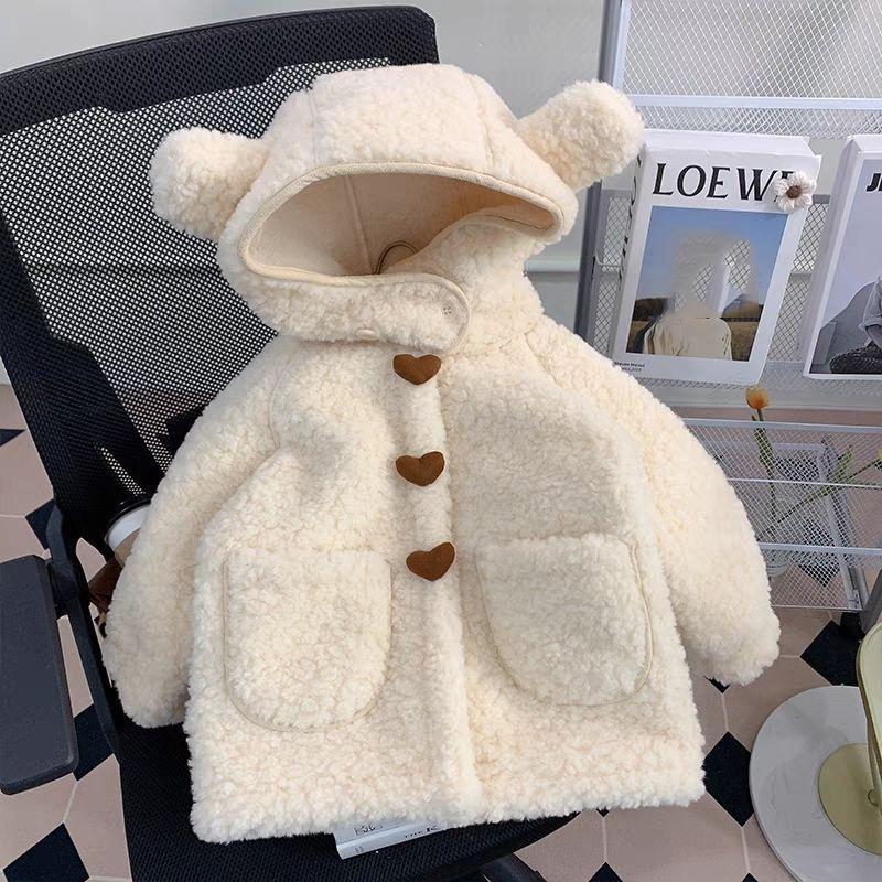 Thickened Fleece Girls Coats C - огляд і ціна Winter Clothing Activities For Toddlers