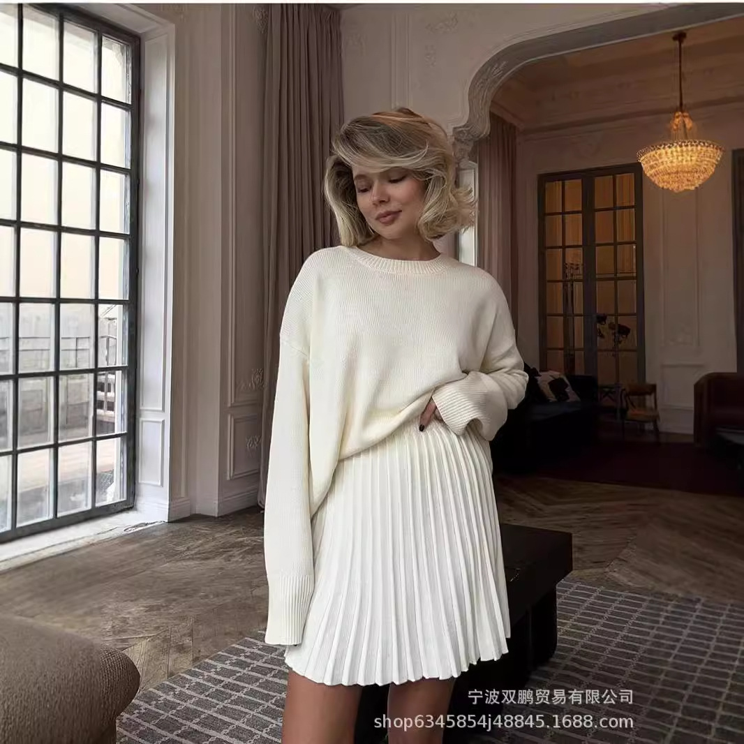 Autumn Solid Color O-neck Swea - огляд і ціна Clothing Style Winter