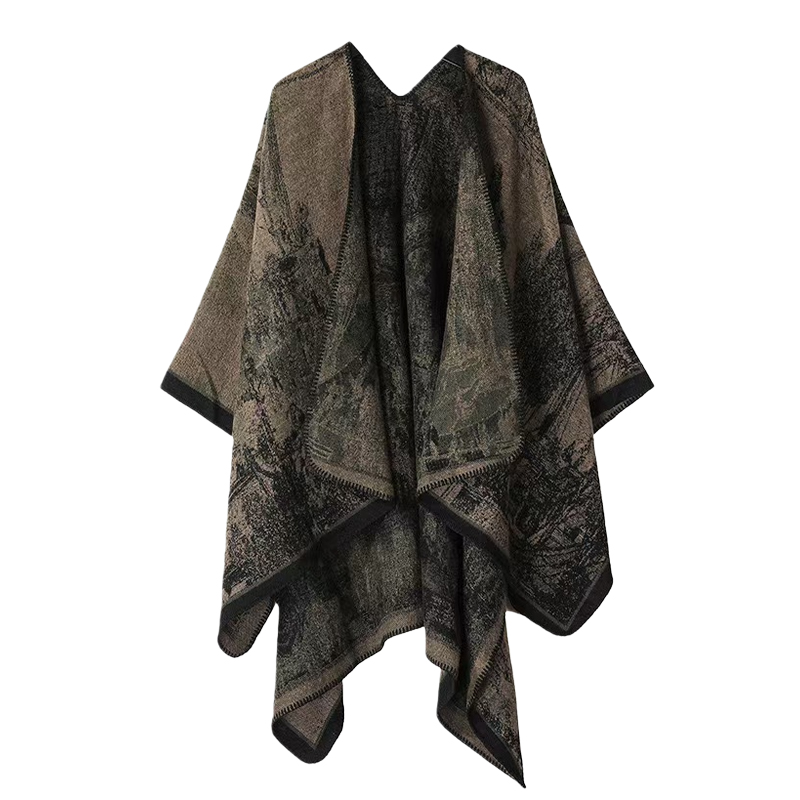 Printed Knitted Shawl for Wome - огляд і ціна Winter Clothing Ideas For Women